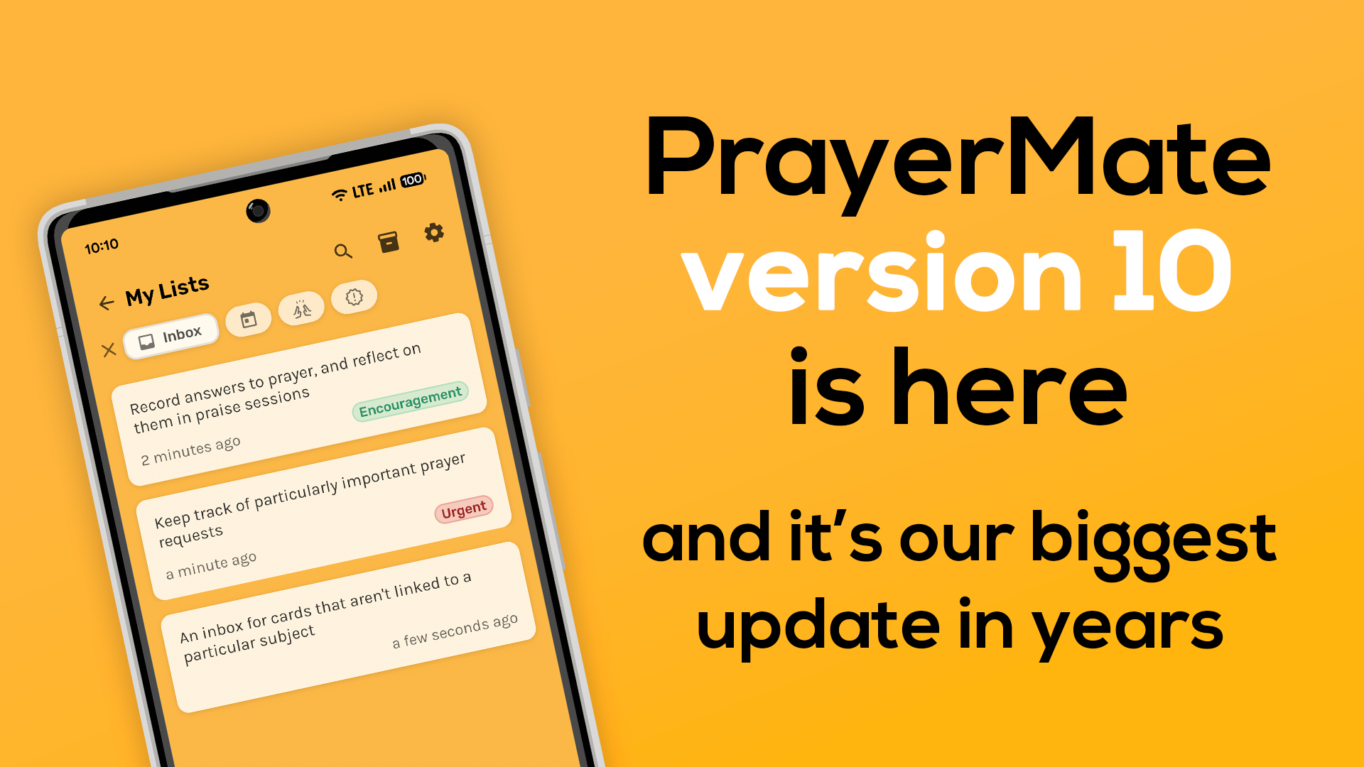 PrayerMate 10: Our most important update in 15 years